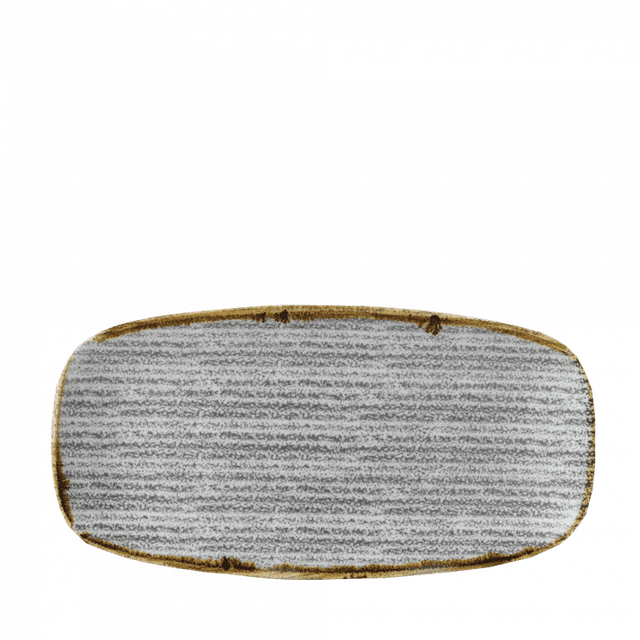 Churchill Studio Prints Homespun Bord plat langwerpig - 298x153mm - Stone Grey
