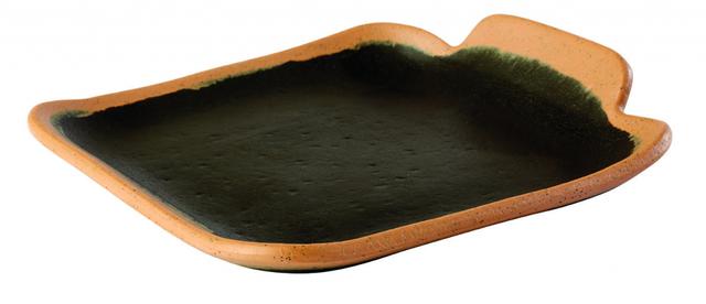 APS Amusebordje Crocker - 140x130x25mm - Zwart/bruin