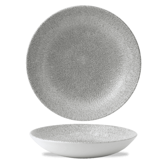 Churchill Studio Prints Raku Coupebord diep - Ø248mm - 1.14Ltr - Jasper Grey