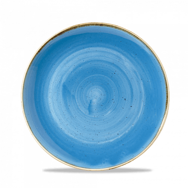 Churchill Stonecast Coupebord diep - Ø248mm - 1.14Ltr - Cornflower Blue