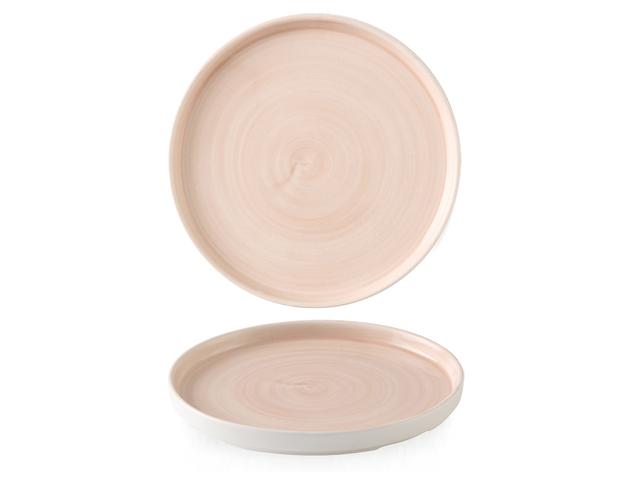Churchill Stonecast Canvas Bord plat met opstaande rand - Ø275mm - Coral