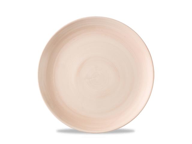 Churchill Stonecast Canvas Coupebord plat - Ø217mm - Coral