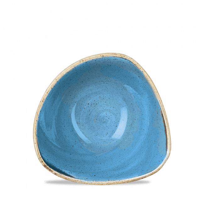 Churchill Stonecast Schaal driehoek - B 153mm - Cornflower Blue