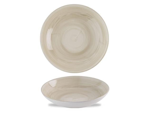 Churchill Stonecast Canvas Coupebord diep - Ø248mm - 1.14Ltr - Natural