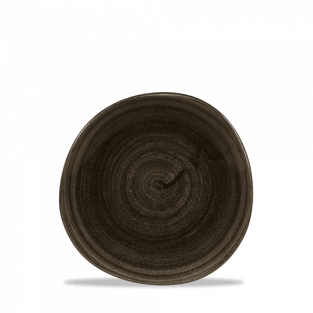 Churchill Stonecast Patina Bord plat organisch - Ø186mm - Iron Black
