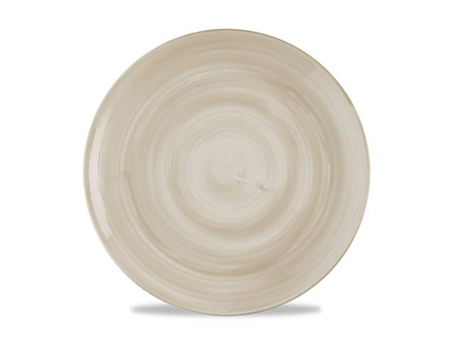 Churchill Stonecast Canvas Coupebord plat - Ø260mm - Natural