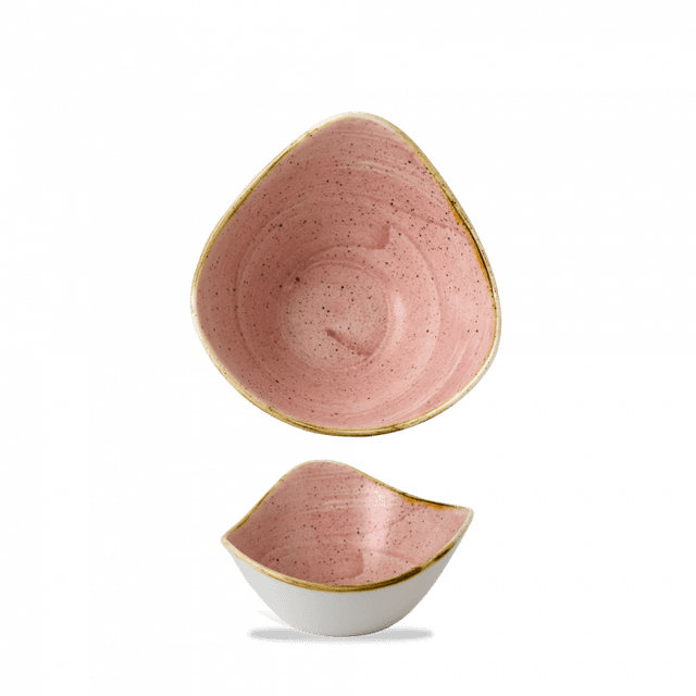 Churchill Stonecast Schaal driehoek - B 153mm - Petal Pink