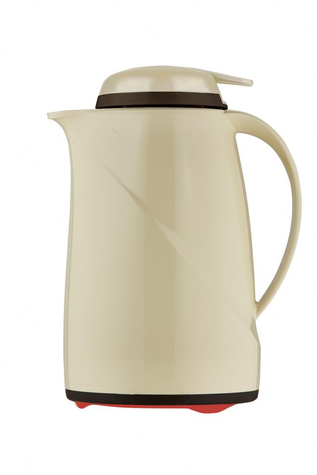 Helios Wave Push Thermoskan kunststof - 0.6Ltr - Vanille