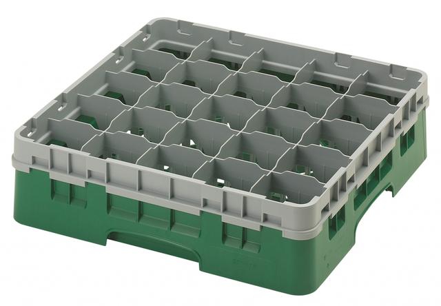 Cambro Voetglazenkorf met 1 opzetstuk Low profile - 500x500 H 143mm max 114mm 25 compartimenten - Sh
