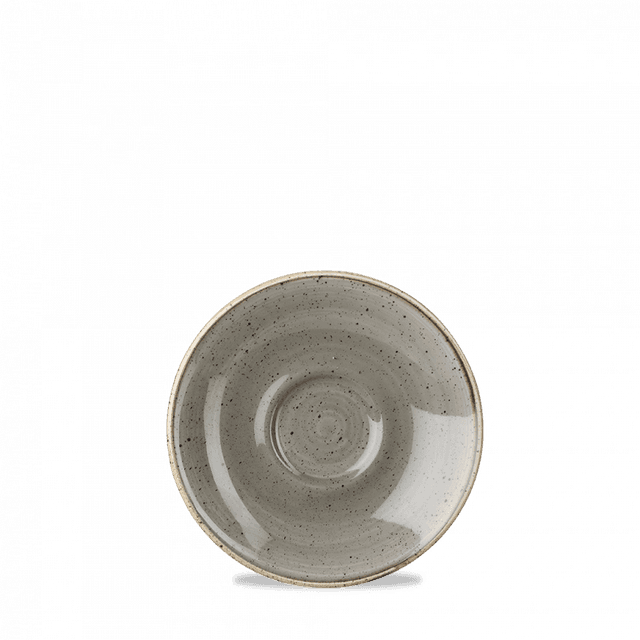 Churchill Stonecast Schotel voor espressokopje - Ø118mm - Peppercorn Grey
