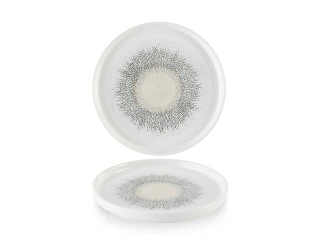 Churchill Studio Prints Fusion Bord plat met opstaande rand - Ø210mm - Grey