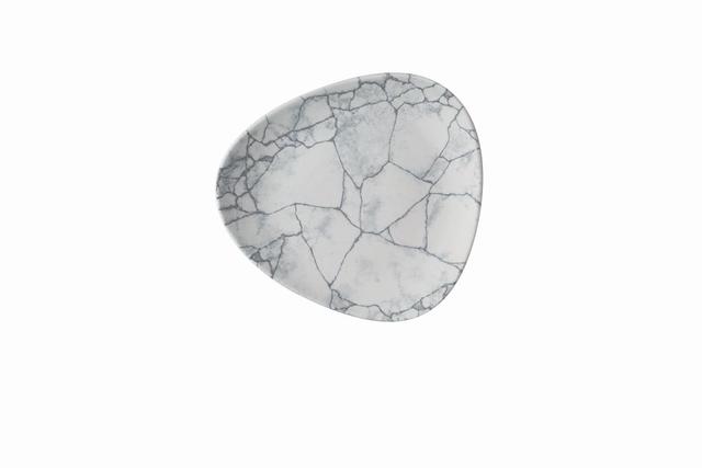 Churchill Studio Prints Kintsugi Bord plat driehoek - B 245mm - Pearl Grey