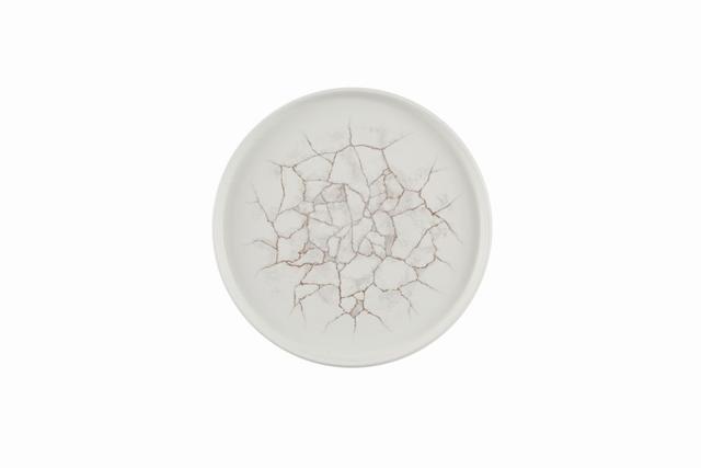 Churchill Studio Prints Kintsugi Bord plat met opstaande rand - Ø260mm - Agate Grey