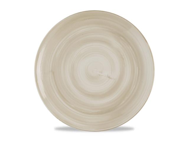 Churchill Stonecast Canvas Coupebord plat - Ø288mm - Natural