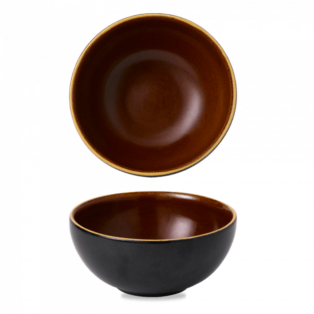 Churchill Nourish Schaal diep - Ø155mm - 0.77Ltr - Siena Brown