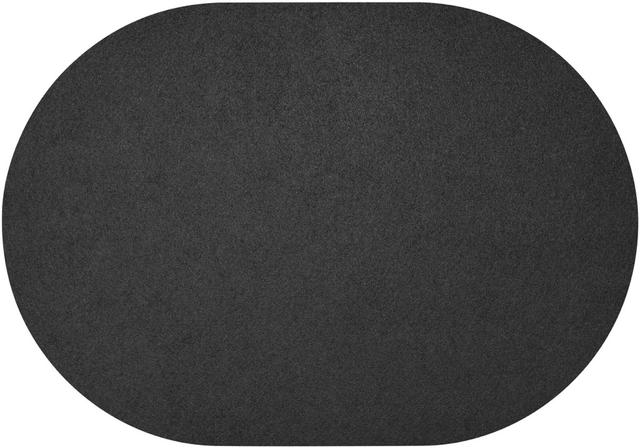 Daff Fiberixx Placemat ovaal - 340x420mm - Black
