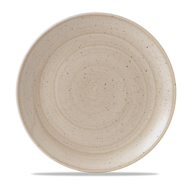 Churchill Stonecast Coupebord plat - Ø288mm - Nutmeg Cream