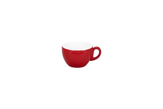 RAK Cliché Koffie/theekop - 0.23Ltr - Red/White