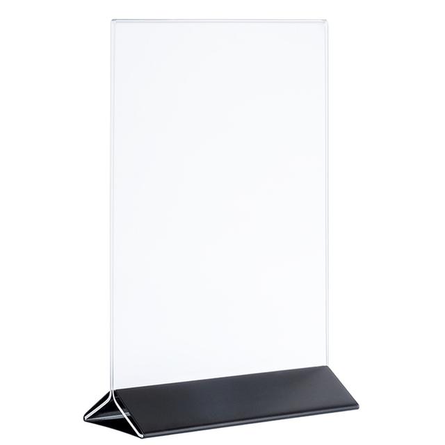 APS Menukaarthouder set 2 stuks - 150x70x230mm - Zwart