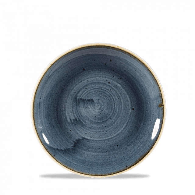 Churchill Stonecast Coupebord plat - Ø165mm - Blueberry