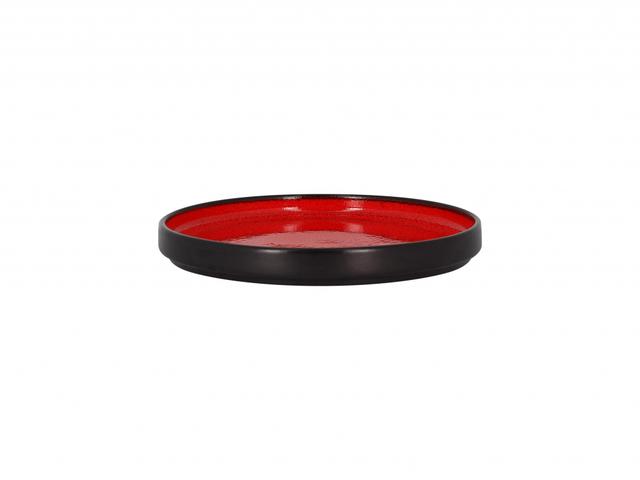RAK Fire Bord plat met opstaande rand/deksel FRNODP20RD - Ø200mm - Red