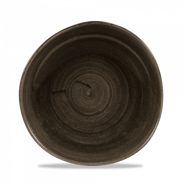 Churchill Stonecast Patina Bord plat organisch - Ø264mm - Iron Black