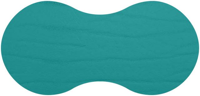 Daff Dumbo Onderzetter twin - 230x110mm - Petrol