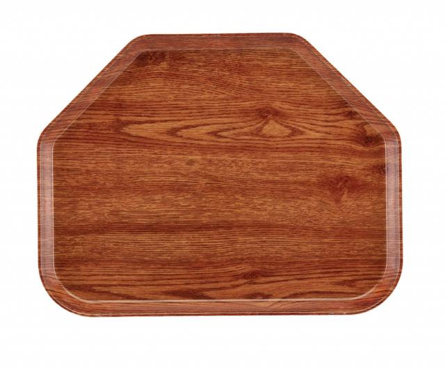 Cambro Camtray trapezium - 457x355mm - Country Oak