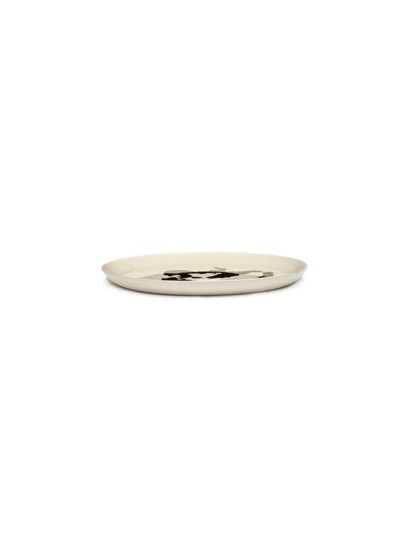 Serax Feast Bord L - Ø265mm - White pepper black