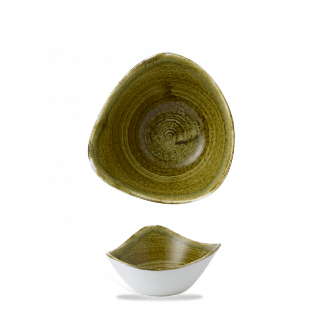 Churchill Stonecast Plume Schaal driehoek - B 153mm - Olive