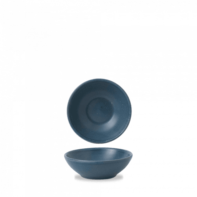 Churchill Nourish Schaal ondiep - Ø116mm - 0.2Ltr - Oslo Blue
