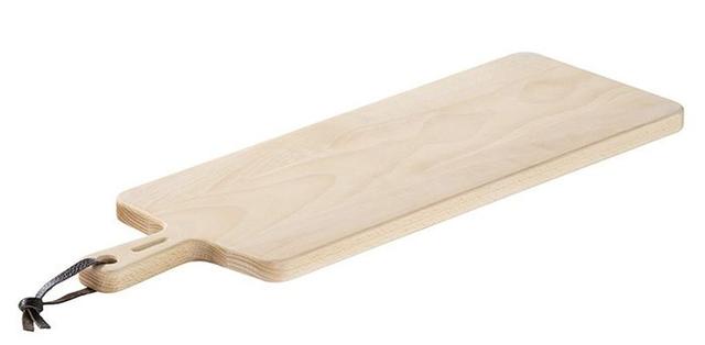 APS Serveerplank met leren band - 600x195x20mm