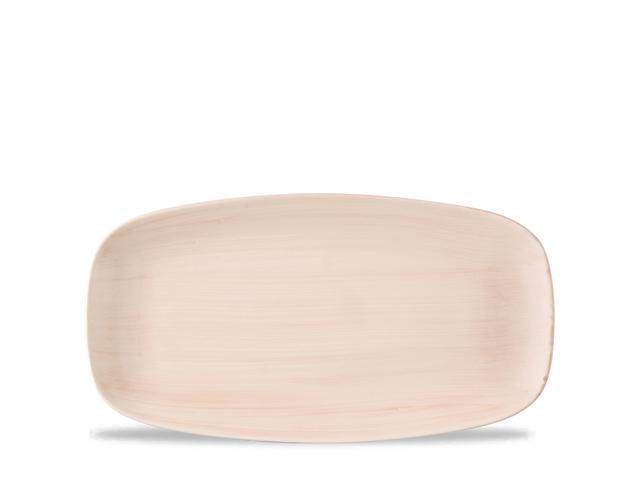 Churchill Stonecast Canvas Bord plat langwerpig - 355x189mm - Coral