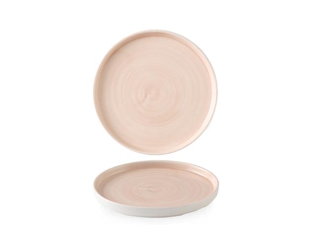 Churchill Stonecast Canvas Bord plat met opstaande rand - Ø157mm - Coral