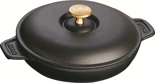 Staub Ovenschaal rond met deksel - Ø200mm - Zwart