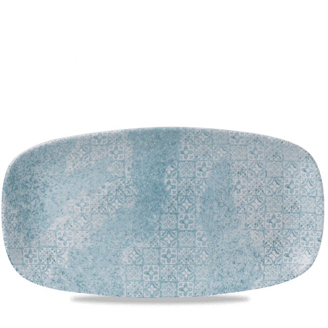 Churchill Vintage Prints Bord plat langwerpig - 355x189mm - Aquamarine