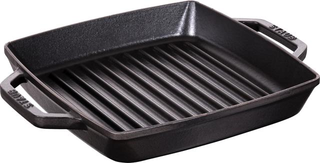 Staub Grillpan met 2 grepen - 280x280mm - Zwart