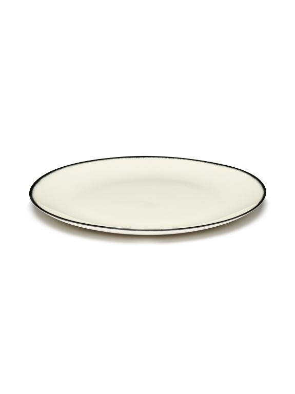 Serax Dé Bord var 1 - Ø240mm - Offwhite/black