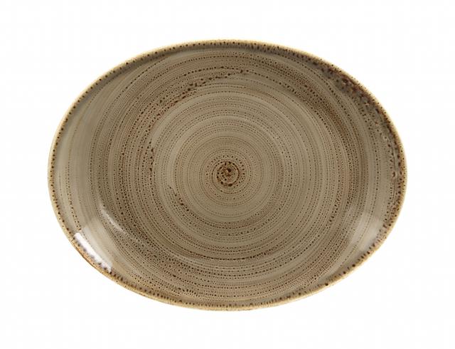 RAK Twirl Schaal ovaal - 360x270mm - Alga