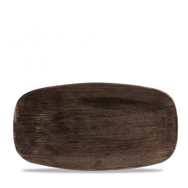 Churchill Stonecast Patina Bord plat langwerpig - 355x189mm - Iron Black