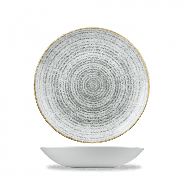 Churchill Studio Prints Homespun Coupeschaal - Ø182mm - 0.426Ltr - Stone Grey