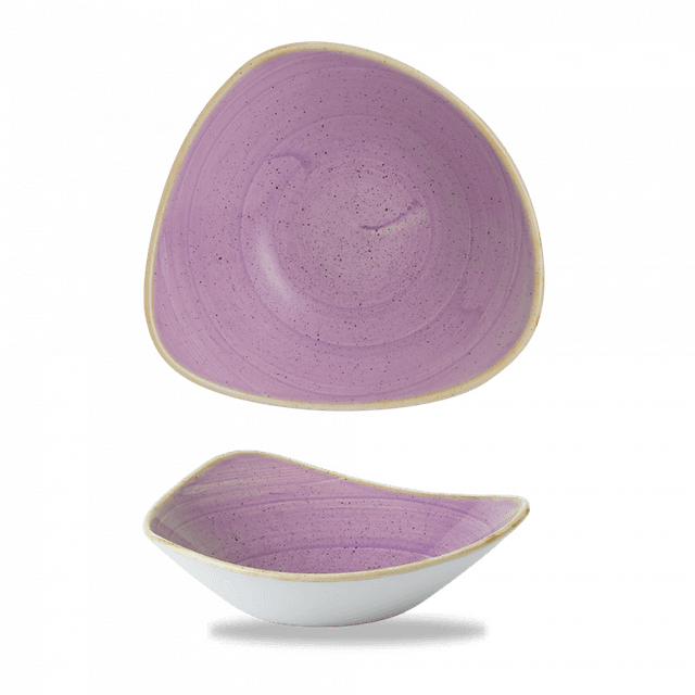 Churchill Stonecast Schaal driehoek - B 235mm - Lavender