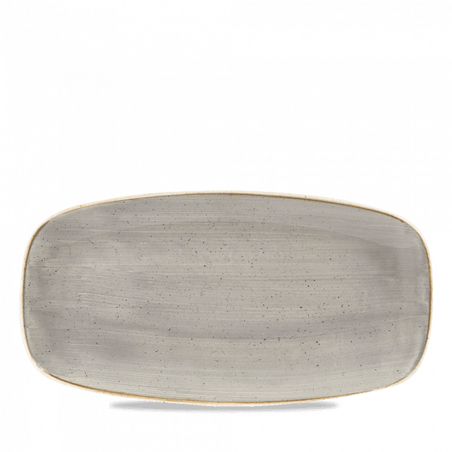Churchill Stonecast Bord plat langwerpig - 298x153mm - Peppercorn Grey