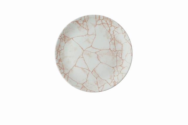 Churchill Studio Prints Kintsugi Coupebord plat - Ø260mm - Coral