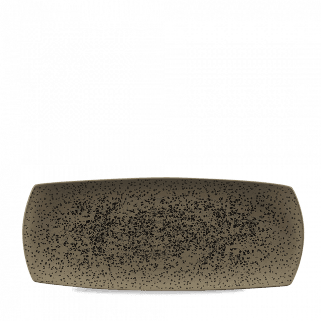 Churchill Art De Cuisine Menu Shades Schaal plat rechthoekig - 355x142mm - Caldera Flint Grey