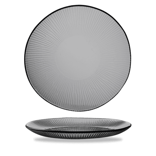 Churchill Bamboo Bord plat organisch - Ø295mm - Dusk