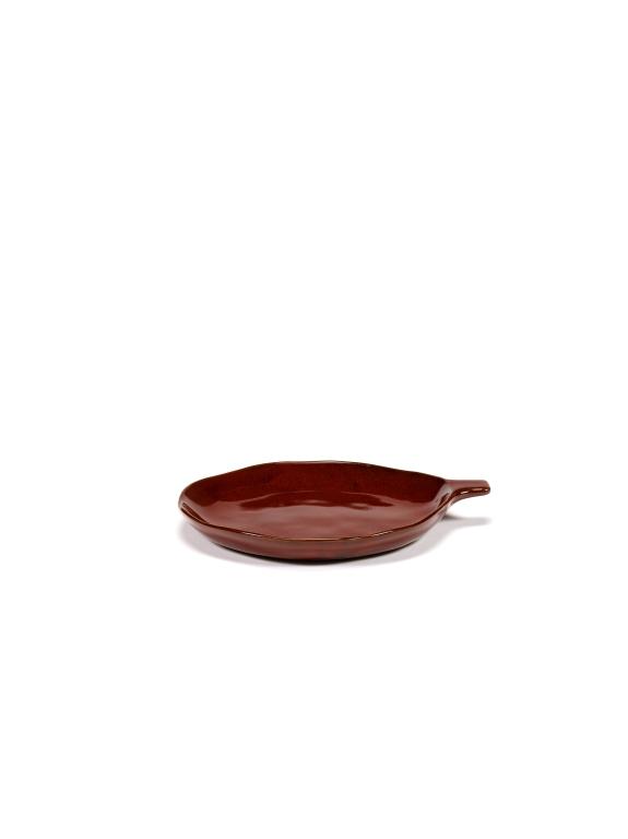 Serax La Mère tableware Bord met greep - 200x170x20mm - Venetian Red