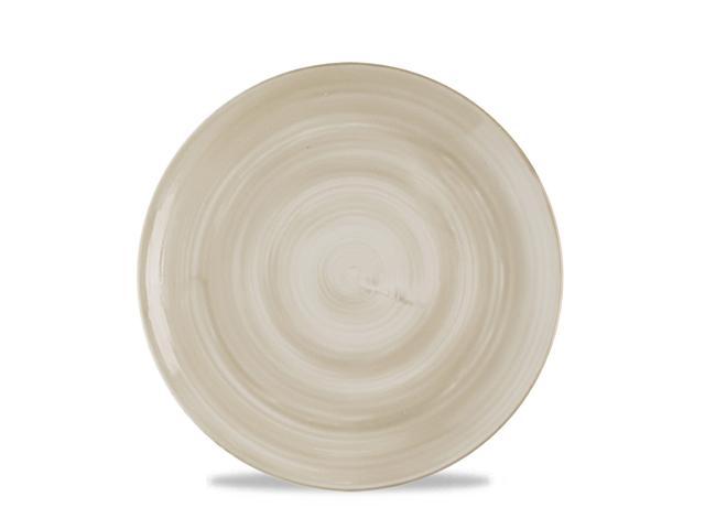 Churchill Stonecast Canvas Coupebord plat - Ø217mm - Natural