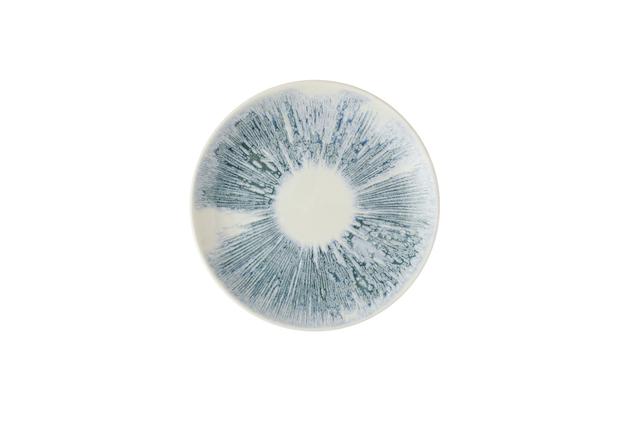 Churchill Inked Lyra Coupebord plat - Ø217mm - Blue