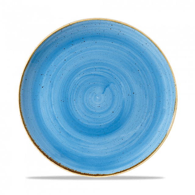 Churchill Stonecast Coupebord plat - Ø260mm - Cornflower Blue